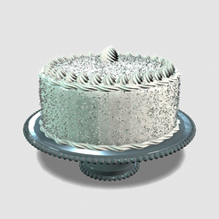 000.png Archivo STL CAKE Cocina Comida y bebida Cortadores de galletas HOME CAKE・Modelo para descargar y imprimir en 3D