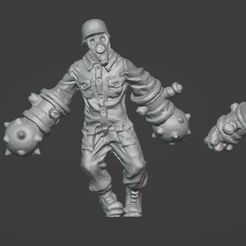 1.jpg DUST 1947 - AXIS - BLUTKREUZ KORPS ZOMBIE SQUAD PROXY (Gas Masks) (Supported)