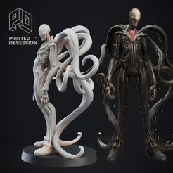 tall-man.jpg Fichier 3D Tallman - Skin Walkers - PRESUPPORTED - Illustré et Stats - Echelle 32mm・Modèle pour impression 3D à télécharger