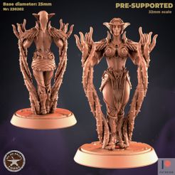 230202_Female_Sent_Druid-cast.jpg Fichier 3D Femme Druide Sentinelle Elfe Casting・Plan pour impression 3D à télécharger