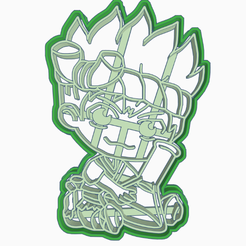 sadsad.png STL file CHROME - COOKIE CUTTER - DR STONE ANIME / DOCTOR STONE・3D printing model to download