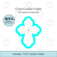 Etsy-Listing-Template-STL.png Cross Cookie Cutter | STL File