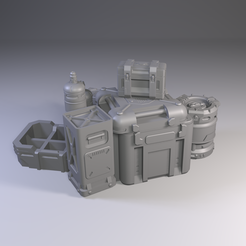 Barricade1_1.png Файл STL Баррикады космического ангара v.1・3D-печатная модель для загрузки