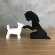 WhatsApp-Image-2023-01-20-at-17.08.56-1.jpeg Girl and her Chihuahua(wavy hair) for 3D printer or laser cut