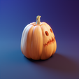 0002.png Scared Carved Pumpkin - Jack O Lantern- Halloween