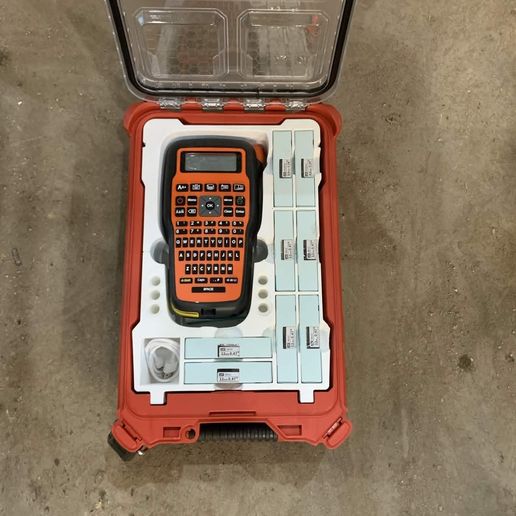 Vixic lable maker insert for milwaukee packout