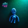 08.jpg Кольцо для ключей Alien Flexi