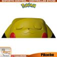 Pikachu-durmiendo-Pokemon-Soporte-Control-5.jpg 沉睡的皮卡丘 / 宠物小精灵控制支持