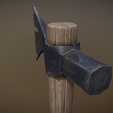5.png Wooden Viking Axe