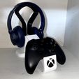 IMG_1272.jpg Fichier STL support de contrôleur xbox et casque・Modèle pour imprimante 3D à télécharger