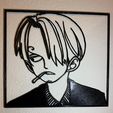 Sanji-1.jpg One Piece: Sanji - Litografia com moldura