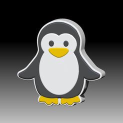 Pinguin.jpg Archivo STL PINGÜINO CHAMPÚ SÓLIDO Y MOLDE PARA BOMBA DE JABÓN・Diseño de impresión en 3D para descargar