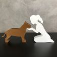 WhatsApp-Image-2023-01-16-at-20.39.45.jpeg Girl and her Pit bull (tied hair) for 3D printer or laser cut