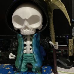 MiniPrint R001 - Skull AI with Scythe