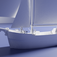 Main1.png 3D file Wooden Sailing Ship (Alabaster) 28mm Tabletop Gaming Terrain・3D print design to download