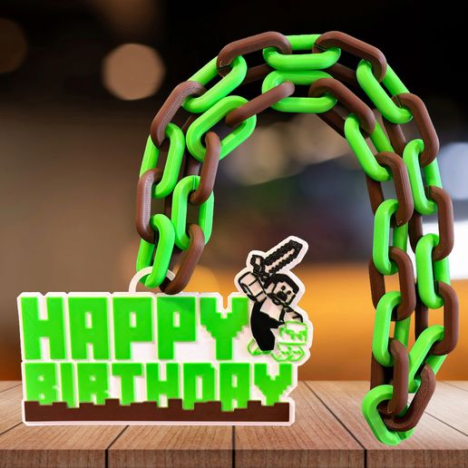 HAPPY BIRTHDAY MINECRAFT CHAIN