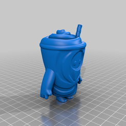FallGuy_Slurpie.png Free STL file Fall Guys Slurpie・3D printer model to download