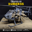 653765836536.png MILITARY SET 37 UNOFFICIAL conversion kit for HUGHES TOW DEFENDER 500D • ARMY • MODULAR • PILOT • SOLDIER • SOLDIERS • MARINE • NAVY SEAL • FORCES • ROYAL SPEC OPS • ATTACK LITTLE BIRD HELICOPTER • MINIATURE • 3D PRINT • PRINTING •