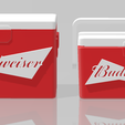 3.png Another 2 models Budweiser Ice Box Vintage Cooler for Scale Autos and Dioramas