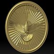 A4.jpg Holy Spirit Pendant - Coin - Espirito Santo 3D print model