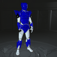 front.png power rangers inspace psycho suit with helmet stl file