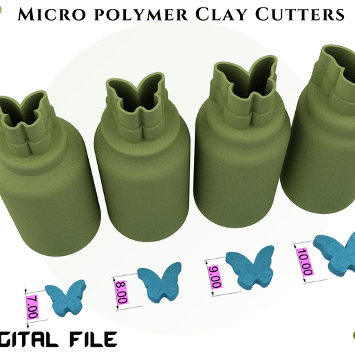 MICRO POLYMER CLAY CUTTER/COPYRIGHTED LICENSE/EULITEC.COM 3D model