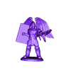 winged_guardian_spear_out.stl Fantasy Mini Collection (poses multiples)