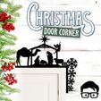 002a.jpg 🎅 Christmas door corners vol. 1 💸 Multipack of 10 models 💸 (santa, decoration, decorative, home, wall decoration, winter) - by AM-MEDIA