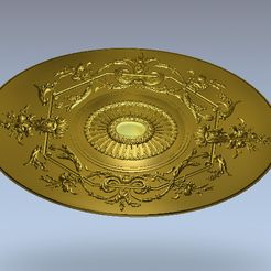 105.jpg Free STL file Vintage mouldings for old classic apartments cnc art router machine 3D printed・3D printing idea to download
