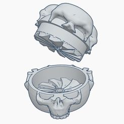 Captura-de-Pantalla-2022-10-01-a-las-19.02.49.jpg GRINDER GRINDER GRINDER GRINDER GRINDER GRINDER GRINDER SKULLSKING WEED SKULL 3 SIDES 60MM EASY PRINT WITHOUT SUPPORTS FDM SLA GRINDERKING DESIGN