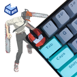 chainsaw-man_promotion.png Chainsaw Man Keycap for Mechanical Keyboard with Cherry MX Stem