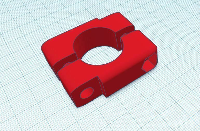 Free STL file Motorcycle handlebar clamp・Model to download and 3D print ...