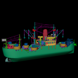 s3.png Modelo de impressão 3D do navio de guerra