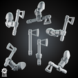 TOMAHAWK_SET3.png Bundle Grimdark Tomahawk Kit - Heroic 32mm Scale [Supported] France