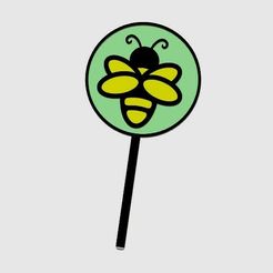 56-cts.jpg Fichier STL Garniture pour mini cupcake - Thème abeille・Design pour imprimante 3D à télécharger