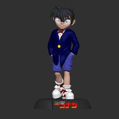 a.jpg Archivo STL Modelo 3D de Detective Conan (Fan art)・Objeto para impresora 3D para descargar