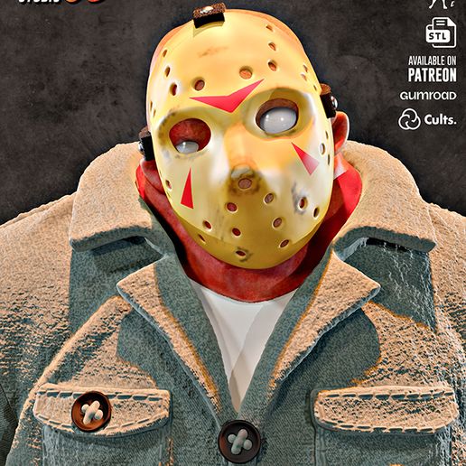 🎮 JASON VOORHEES - VERSÃO CHIBI - SEXTA-FEIRA 13 - KR3D STUDIO