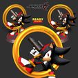 3side.jpg Shadow - Sonic the Hedgehog 2 Fanart