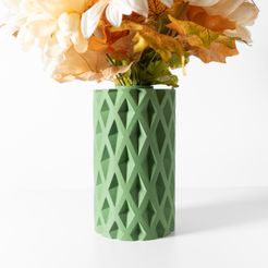 DSC06320.jpg The Kymara Vase, Modern and Unique Home Decor for Dried and Preserved Flower Arrangement  | STL File