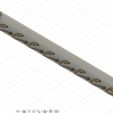 redner1.jpg Fishing Hook Slimline Pen Blank Mould for Resin