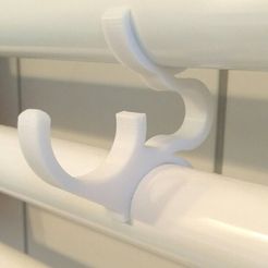 2018-09-25_17.23.44.jpg Free 3D file Bathroom radiator spring loaded Kermi towel heater hooks V.2 - 22.5mm・3D print design to download