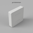 orintminion Wallmount case (screw mount) for pimoroni HyperPixel 4.0 Square Touch and raspberry pi (zero, 3 A+)
