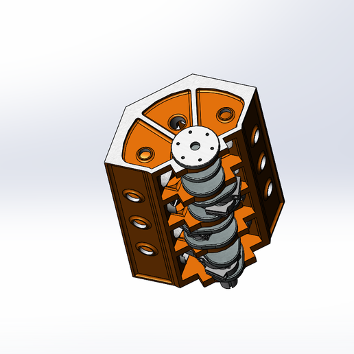 3.png Modelo perfeito de bloco de motor V8 3D