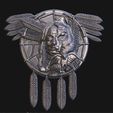 1.jpg Archivo STL indio y lobo・Objeto de impresión 3D para descargar