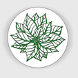 Poinsettia-Coaster.png Flower Coasters with Holder