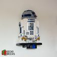 GECKO BRICKS Wall Mount for Star Wars R2-D2 75308 / 10225