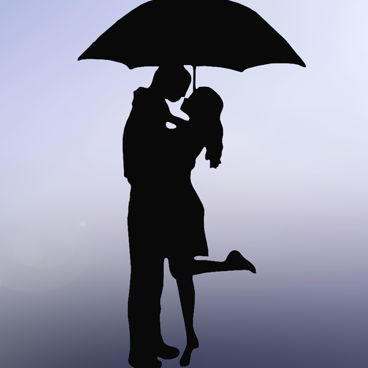 two lovers line art