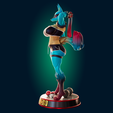 Preview7.png Lucario Thicc Muscle Mommy - 4 Furry variation 3D Print Model