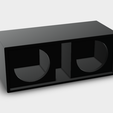 Lautsprecher-FJKE101.png 1:18 Subwoofer box with speaker 2x 12" (30cm)