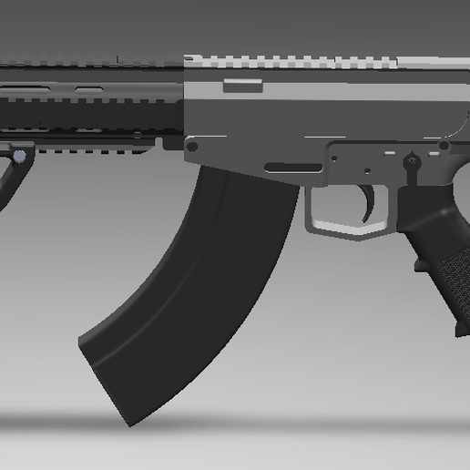 AKAR rifle 3D model